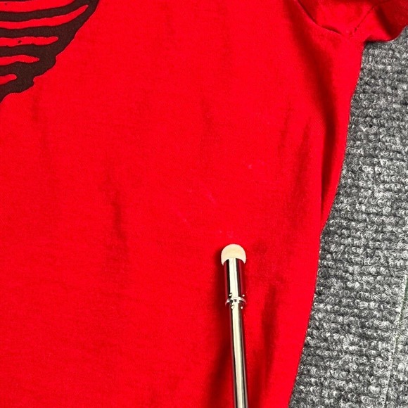 OP T-Shirt Mens Size XL Red USA Patriotic Print Short Sleeve 100% Cotton - Picture 9 of 10